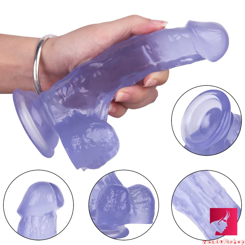 7.09in Artificial Dildo For Women Suction Cup Realistic Dildo