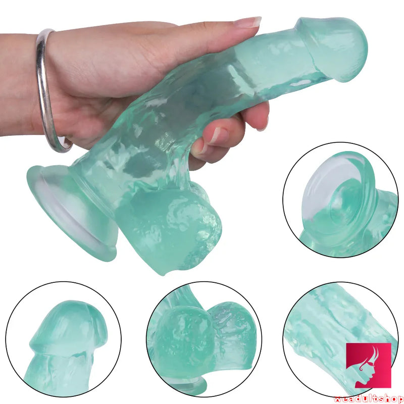 7.09in Artificial Dildo For Women Suction Cup Realistic Dildo