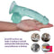 7.09in Artificial Dildo For Women Suction Cup Realistic Dildo