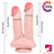 8.46in Asian Lesbian Dildo Standing Strap-on Insert Dildo