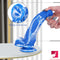 7.48in Realistic Flexible G-spot Thick Dildo with Shaft and Ball