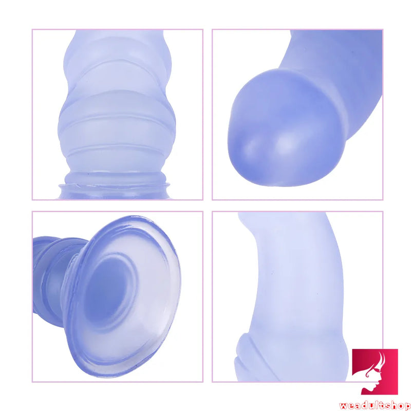 6.69in 2in1 Bullet Design Dildo Butt Plug Sex Toy