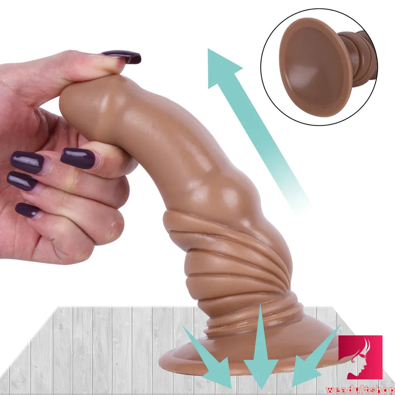 6.69in 2in1 Bullet Design Dildo Butt Plug Sex Toy