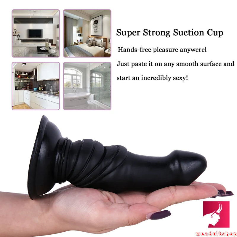 6.69in 2in1 Bullet Design Dildo Butt Plug Sex Toy