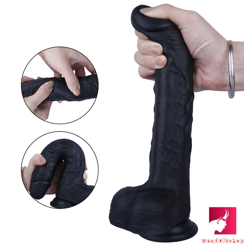 10in Soft Realistic Female Vaginal Dildo Huge Artificial Penis Dildo