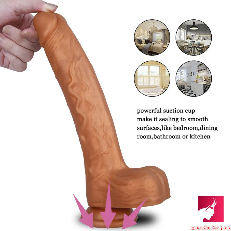 10in Soft Realistic Female Vaginal Dildo Huge Artificial Penis Dildo