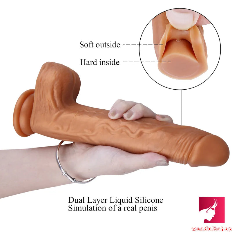 10in Soft Realistic Female Vaginal Dildo Huge Artificial Penis Dildo