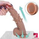 7.87in 8.27in Small Big Silicone Spiked Dildo For Anal Massaging