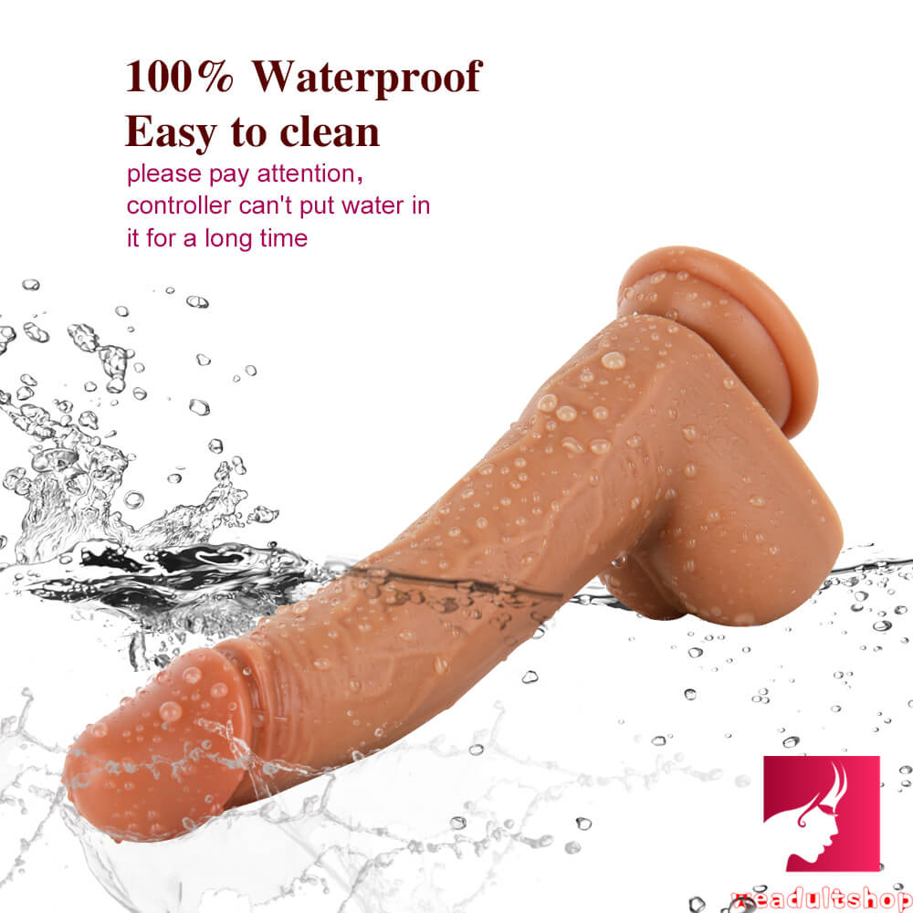 8.3in Heating 7 Vibrating Worming 5 Revolving Dildo Soft Toy
