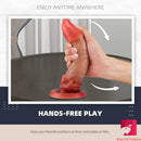 8.62in Brush Design Fantasy Realistic Artificial Penis For Women