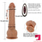 8.3in New Style Remote Heating Thrusting Vibrating Dildo