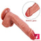 7.87in Flesh Cystal Strap-on Dildo For Men Women Lesbian Masturbation