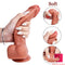 7.87in Flesh Cystal Strap-on Dildo For Men Women Lesbian Masturbation