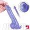 7.87in Flexible G-spot Realistic Dildo With Powerful Suction Cup