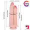 10.43in Conjoined Dual Headed Realisic Dildo For Couples Women Masturbation