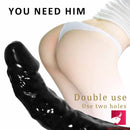 16.5in Flexible Double Dildo Long U Shape For Gay Lesbian