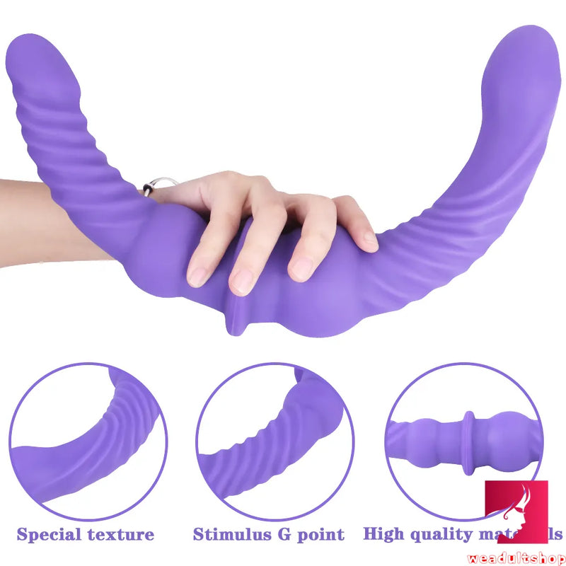 17in Double Ended Silicone Dildo For Lesbian Gay Masturbation