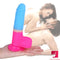 7.09in Rainbow Realistic Dildo Sex Toy For Women Masturbator