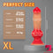 XML Ombre Premium Silicone Dog Animal Huge Thick Dildo