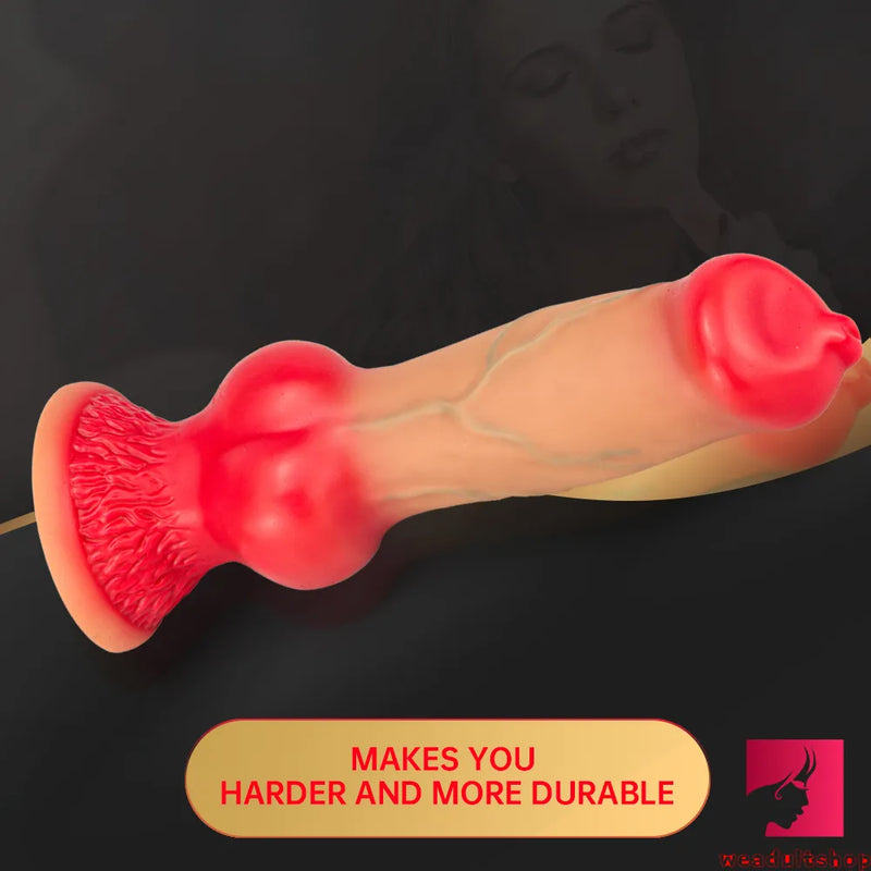 XML Ombre Premium Silicone Dog Animal Huge Thick Dildo