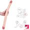 18.5in Dual Heads Real Skin Feeling Dildo For G Spot Massaging