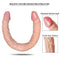 Double Ended Dildo Long U Shape For Gay Lesbian - Adult Toys 