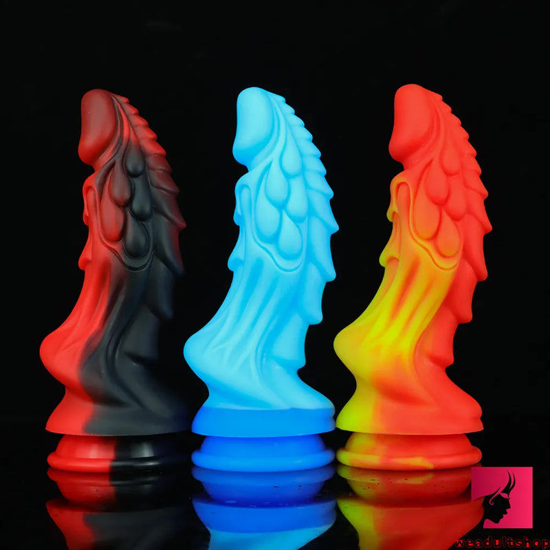 8.66in New Arrival Dragon Mixed Colors Dildo Sex Play Adult Toy