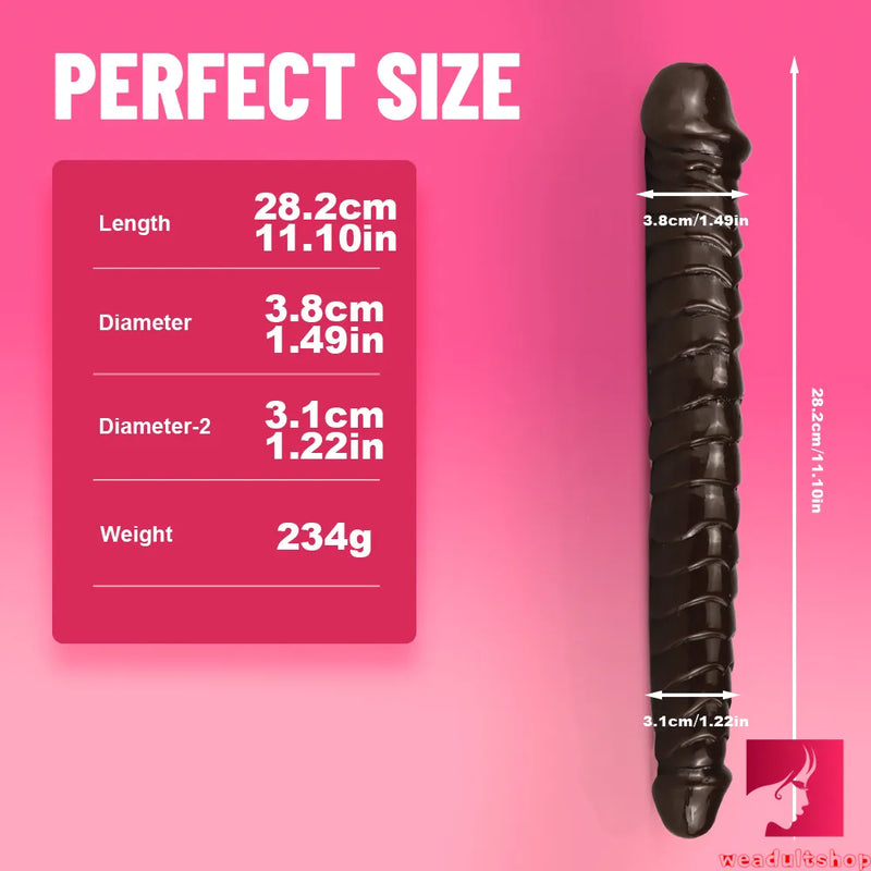 11.1in Dragon Double Sided Dildo For Women Vaginal G-spot