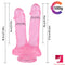 8.46in Asian Lesbian Dildo Standing Strap-on Insert Dildo