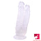 8.27in Women Fucking Dildo Textured Dual-headed Sex Toy With Sucker