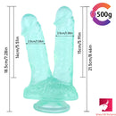 8.46in Asian Lesbian Dildo Standing Strap-on Insert Dildo