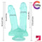 8.46in Asian Lesbian Dildo Standing Strap-on Insert Dildo