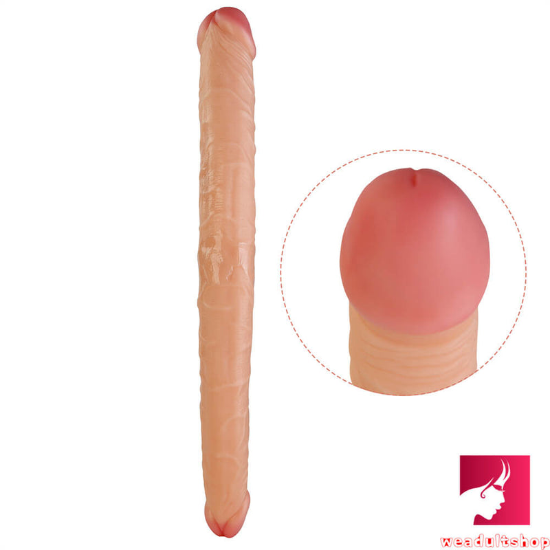 10.6in 14.6in Veiny Double Dildo Gay Two Headed Sex Toy