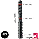 Multiple Lengths Dual Ended Dildo For Double Penetration Toy