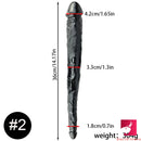 Multiple Lengths Dual Ended Dildo For Double Penetration Toy