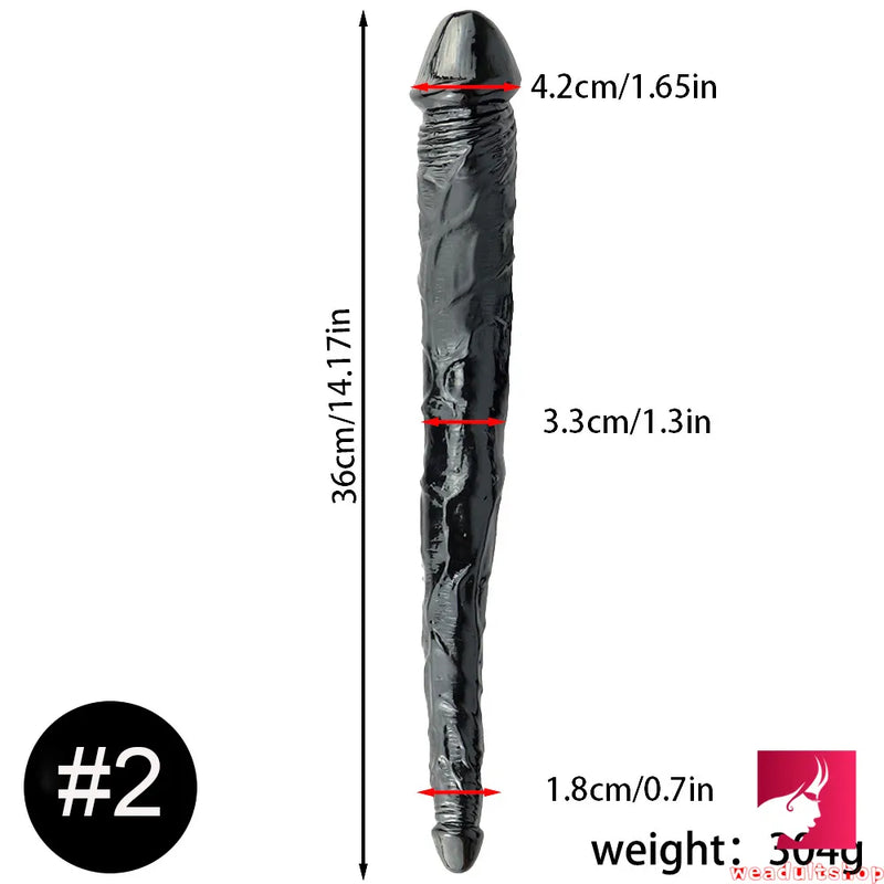 Multiple Lengths Dual Ended Dildo For Double Penetration Toy