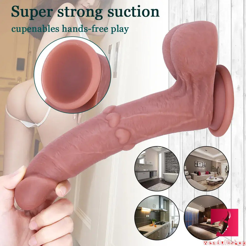 7.28in 8.66in Asian Teens Dildo For Female Masturbation Erotic Toy