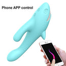 Shark Vibrator Thrusting Expanding Charging AV Massaging Wand - Adult Toys 