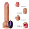 8.26in TPE 20 Frequencies Vibrating Dildo USB Charging Toy