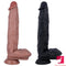 10.6in Soft Double Layer Silicone Big Long Dildo Realistic Penis Toy