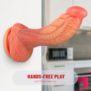 7.6in Soft Fantasy Penis Lesbian Dildo Stimulator For Women