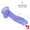 7.28in Realistic Dildo Flexible Penis With Textured Shaft Sextoy