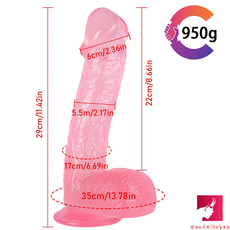 11.42in Realistic Dildo For Anal Big Penis Women Adult Sex Toy