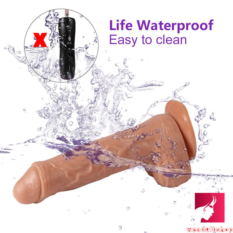 7in Electric Romote Control Vibrating Dildo For Couples