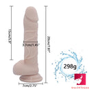 7.87in Superior Body Safe Silicone Dildo With Veins Sex Toy
