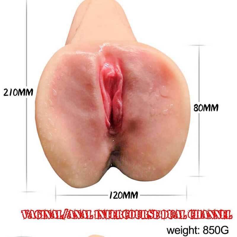 Fucking Pocket Pussy Silicone Vagina Anal Lifelike 3D Masturbator