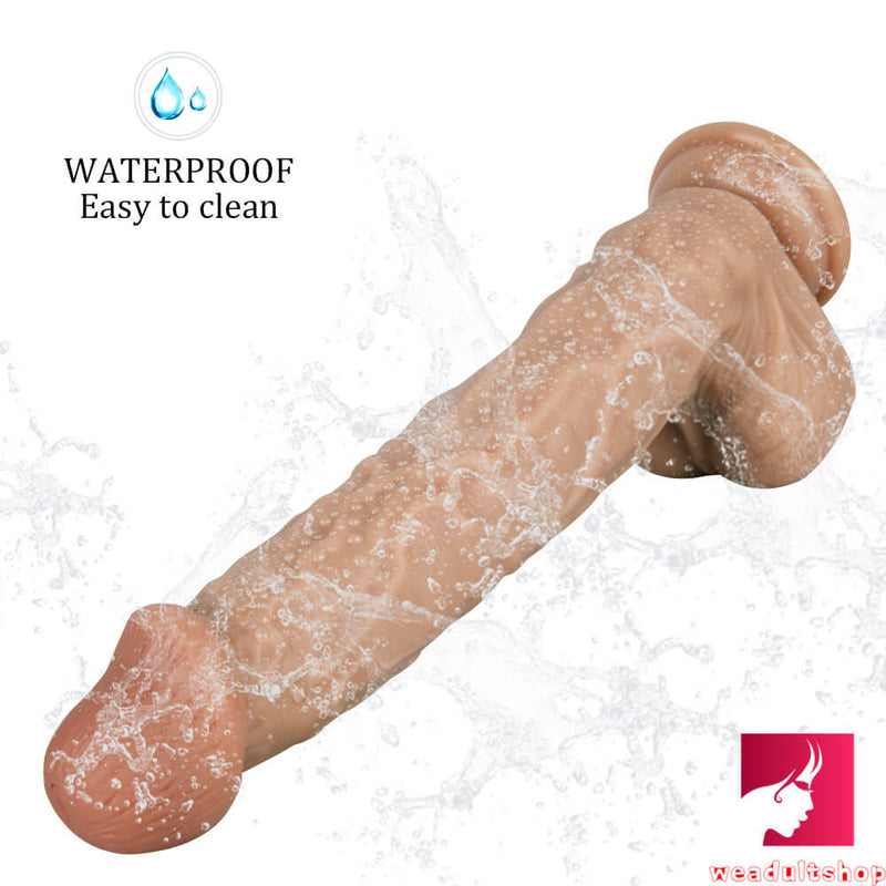 10.04in Soft Stretchy Smooth Dildo Sex Toy For Female Masturbation