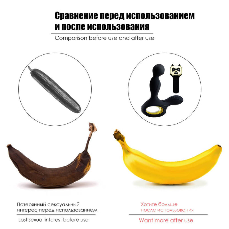 Prostate Massager Heating Rotating Toy For Gay Women - Adult Toys 