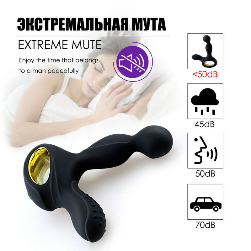 Prostate Massager Heating Rotating Toy For Gay Women - Adult Toys 