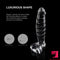 7.9in Body Safe Glass Dildo Toy For Anal Vaginal Massaging